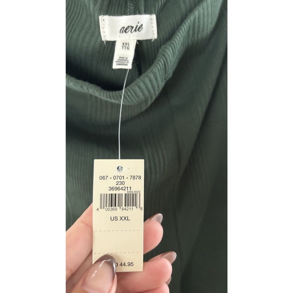 NWT American EAGLE Women Juniors Pants Bottom Forest Green